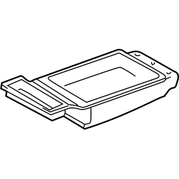 Infiniti 88703-AR600 Tray Box Assembly-Rear ARMREST