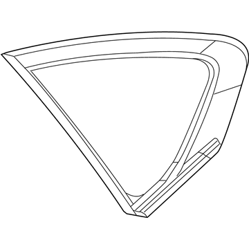 Infiniti 76830-1MA0A Window Complete-Operation,RH