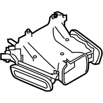 Infiniti 27930-4GA0A Duct-Heater Floor