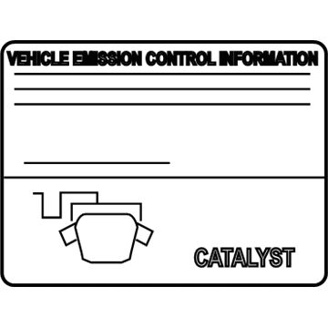 Infiniti 14805-3FY0A Label-Emission Control