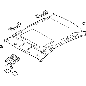 Infiniti 73910-EJ99D Headlining Assy