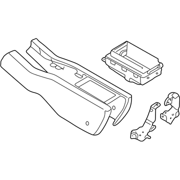 Infiniti Q45 Center Console Base - 96911-AT303