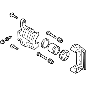 Infiniti 44001-1BA0A CALIPER Assembly-Rear RH,W/O Pads Or SHIMS