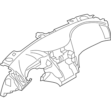 Infiniti 68200-5CB5C Panel & Pad Assy-Instrument