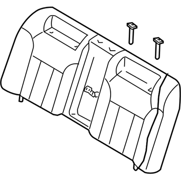 Infiniti 88600-CS000 Back Assy-Rear Seat