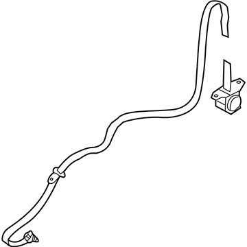 Infiniti 88854-AS512 Belt Assembly-Rear Tongue, Center-3PT