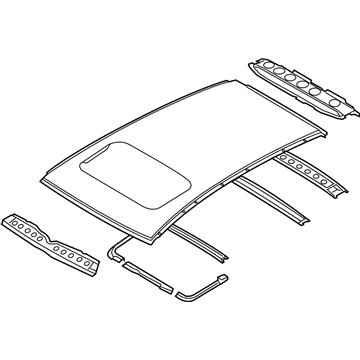 Infiniti 73100-CG010 Roof Assy