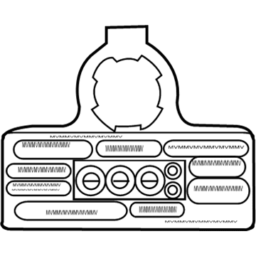 Infiniti 27085-ZM20B Label-Caution, Air Purifier