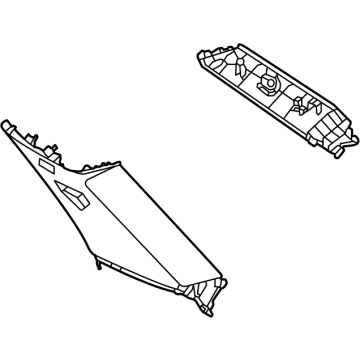 Infiniti 76934-6SA0B GARNISH Assembly-Luggage Rear Pillar,RH