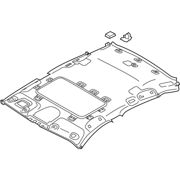 Infiniti 73910-6AU6C Headlining Assy