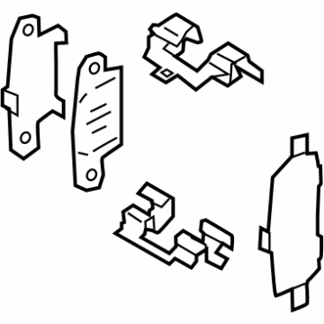 Infiniti QX55 Brake Pad Set - D4080-5VG0A