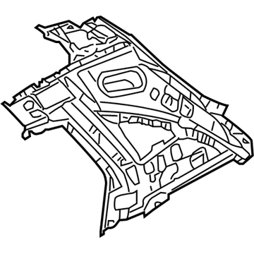 Infiniti 766D0-CL000 Pillar-Rear,Inner RH