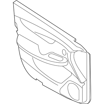 Infiniti 809A1-5NF1A Finisher Assy-Front Door,LH