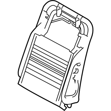 Infiniti 87651-1MA0A Frame Assembly-Front Seat Back