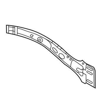 Infiniti 76531-1BA0A Pillar-Center,Inner LH