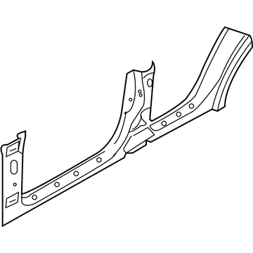 Infiniti G6410-5UBKA Sill Assy-Outer,RH