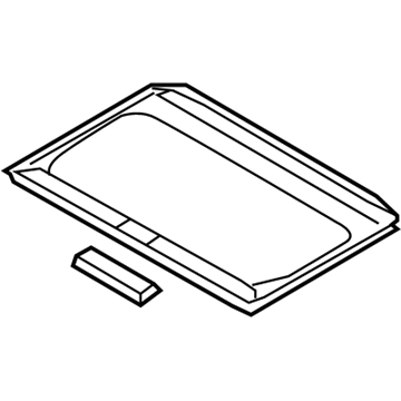 Infiniti 91250-EG01A Shade Assy-Sunroof