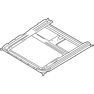 Infiniti 91350-0W010 Rail Assy-Sunroof