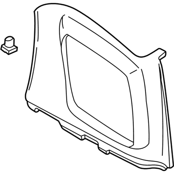 Infiniti 76934-5W901 Finisher-Luggage Side,Upper RH