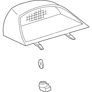 Infiniti 26590-AT40A Lamp Assembly-Stop