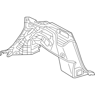 Infiniti 84950-5NB1A Finisher-Luggage Side,Lower RH