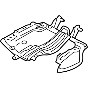 Infiniti 88351-AG520 Frame Assy-Rear Seat Cushion,LH