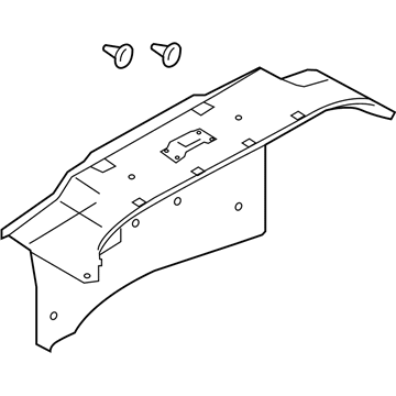 Infiniti 84910-1MG0A Finisher Assy-Trunk,Front