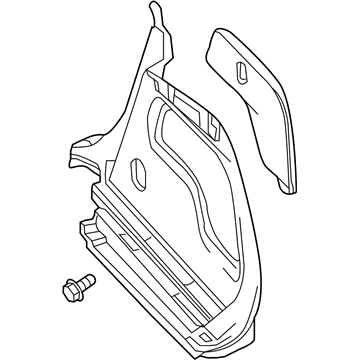 Infiniti 84951-HW20B FINISHER-LUGG Sd,LWR LH