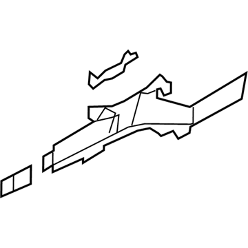 Infiniti 75131-1BA0A Plate-Closing,Front Side Member LH