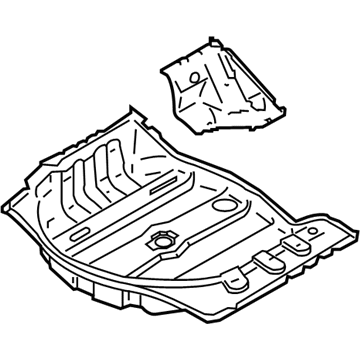 Infiniti Q40 Floor Pan - 74514-JK035