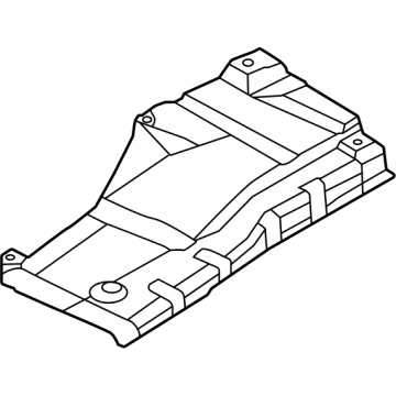 Infiniti 74757-6SA0A HEAT INSULATOR-FRONT FLOOR