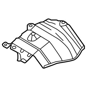 Infiniti 74754-6SA0A HEAT INSULATOR-FRONT FLOOR