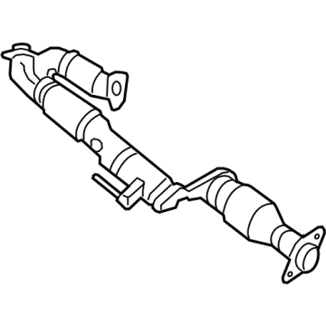 Infiniti 200A0-6SA0A TUBE-EXHAUST,FRONT W/CATALYST CONVERTER