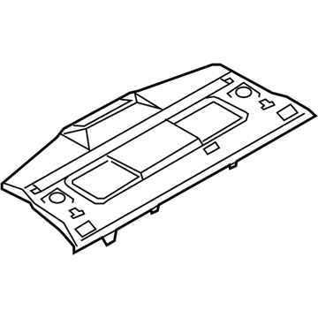 Infiniti 79910-EH70B FINISHER - Rear Parcel Shelf