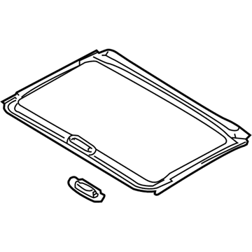 Infiniti 91250-CG010 Shade Assy-Sunroof