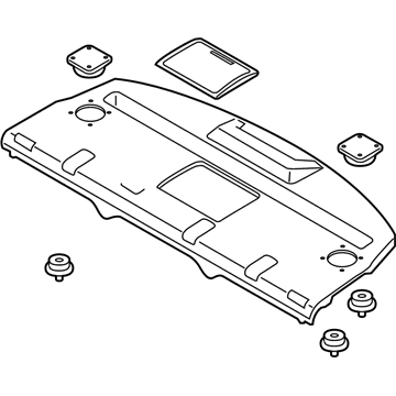 Infiniti 79910-1MG1A Finisher-Rear Parcel Shelf