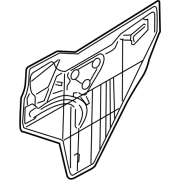 Infiniti 82860-1LA0A Seal Rear Door