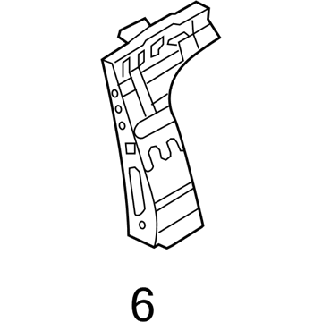 Infiniti 87601-CM40A Frame Assembly-Front Seat Back