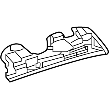 Infiniti 68102-5DF0A Panel-Instrument Under Cover