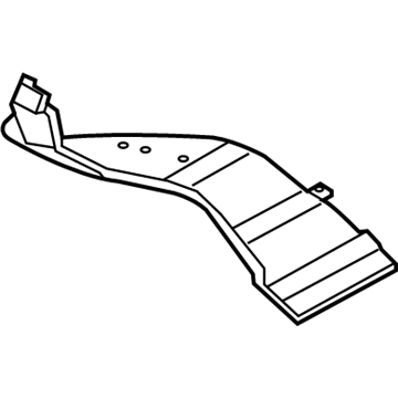 Infiniti 27832-1MA0A Duct-Heater Floor Rear RH