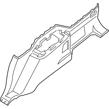 Infiniti 84952-ZQ10A Finisher-Luggage Side Lower,Front RH