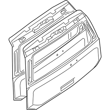 Infiniti K0100-ZQ1MA Door - Back