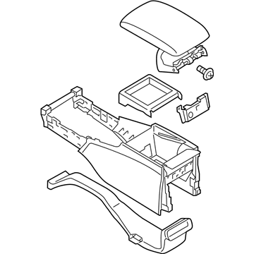 Infiniti Q70L Center Console Base - 96905-5UV0B