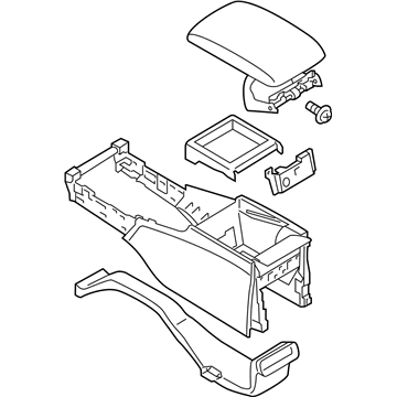 Infiniti Center Console Base - 96905-1MA4C