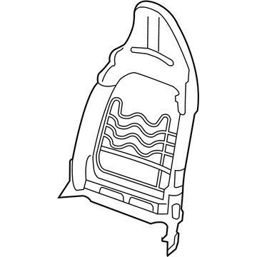 Infiniti 87104-5DK1B Frame & ADJUSTER Ass-Front Seat RH