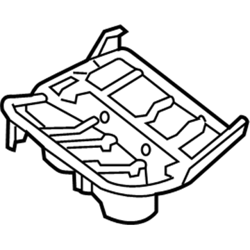 Infiniti 88301-3JA0A Frame Assembly-Cushion, 2ND Seat RH