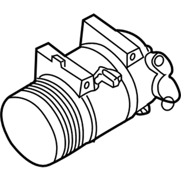 Infiniti 92610-1LA1D COMPRESSR WO CL