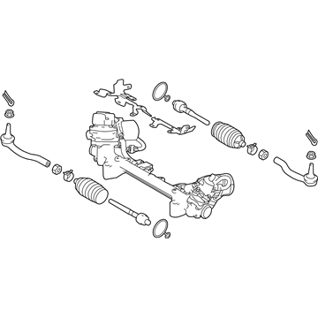 2018 Infiniti Q60 Rack And Pinion - 49004-6HL2A