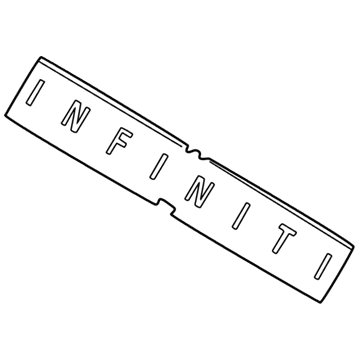 Infiniti QX4 Emblem - 90891-1W312