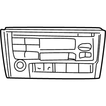 Infiniti 28115-5Y801 Radio Unit,W/CASSETTE